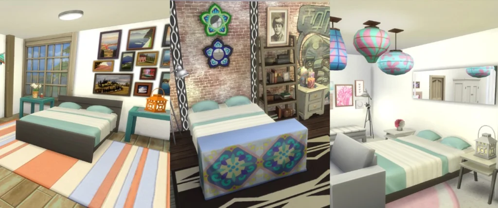 Sims 4 Furniture, CC, Mods & Decorating Tips Bedroom Styles