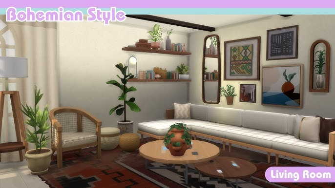 Sims 4 Furniture, CC, Mods & Decorating Tips Living Room Ideas