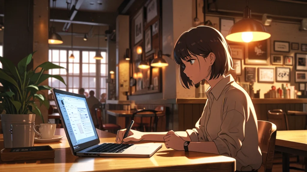 Freelance Business Ideas You Can Start (No Fancy Skills Required) Freelance writer working on a blog post in a café