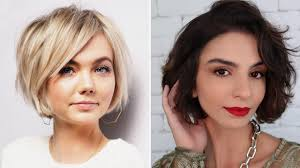 Hairstyles for Older Women That Turn Back the Clock Blunt Bob with Side Bangs