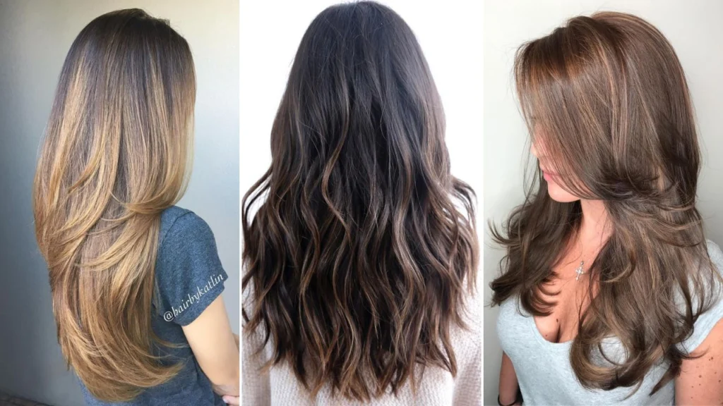 Hairstyles for Older Women That Turn Back the Clock Long Layers with Curtain Bangs