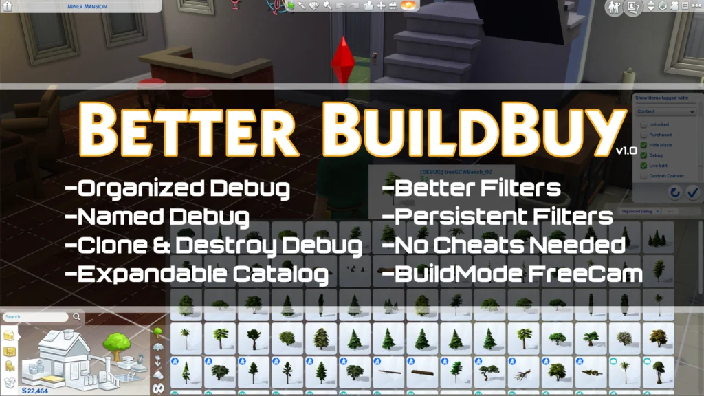 40+ Best Sims 4 Mods for 2025 – Ultimate Collection by SnootySims Creative Sims 4 build using TOOL and Better BuildBuy mods